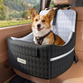Doglike Dog Car Seat for Small/Medium Dogs Up to 35 lbs [2026 Ultimate Comfort & Safety], 5" Memory Foam Pet Booster Seats with Detachable Washable Cover, Dog Bed for Car with Puppy Safety Belts, Grey